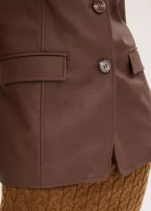 Dlouhý blejzr z umělé kůže, bonprix