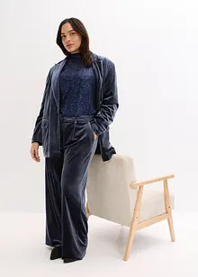 Halenka bez zapínání, s flitry, bonprix