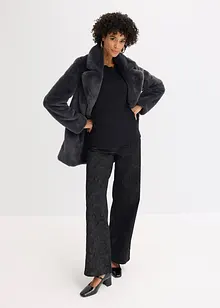 Triko se zvlněnými okraji, z materiálu Punto di Roma, bonprix