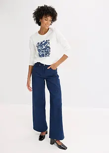 Tričko s dlouhým rukávem a natištěným motivem, bonprix