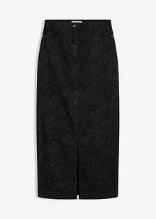 Strečová sukně z bavlny, bonprix