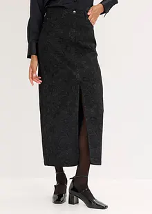 Strečová sukně z bavlny, bonprix