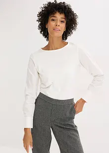 Bavlněné tričko, s dlouhými rukávy z popelínu, bonprix