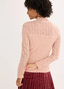 Rolákové tričko z krajky, bonprix