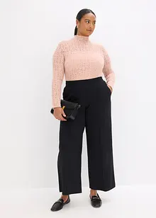 Rolákové tričko z krajky, bonprix