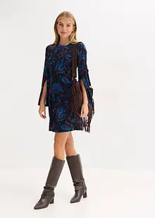 Minišaty ze splývavého sametu, bonprix