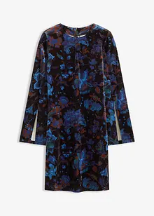 Minišaty ze splývavého sametu, bonprix