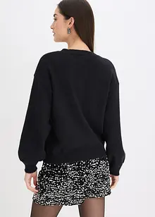 Pletený kabátek s ozdobnými knoflíky, bonprix