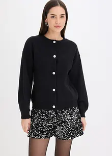 Pletený kabátek s ozdobnými knoflíky, bonprix