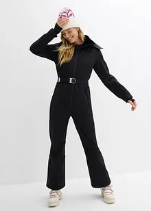 Softshellový lyžařský overal s teplou podšívkou, voděodolný, bonprix