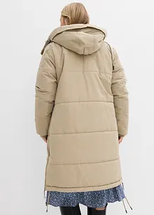 Voděodolný prošívaný kabát, bonprix