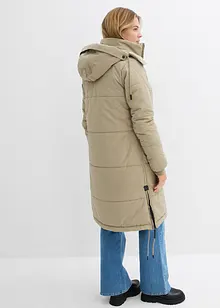 Voděodolný prošívaný kabát, bonprix