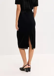 Midi sukně se štrasem, bonprix