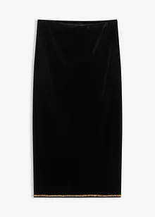 Midi sukně se štrasem, bonprix