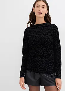 Žerzejové triko s dlouhým rukávem, bonprix