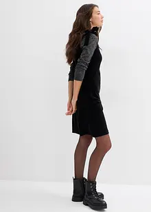 Mini šaty z měkkého sametu, bonprix