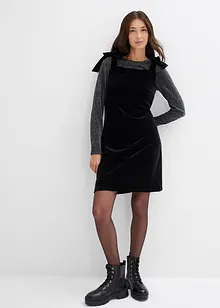 Mini šaty z měkkého sametu, bonprix