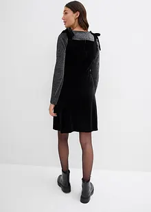 Mini šaty z měkkého sametu, bonprix