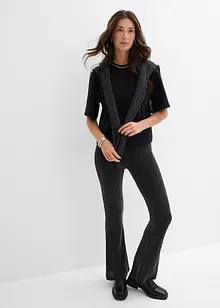 Oversized tričko s pajetkovým lemem, bonprix