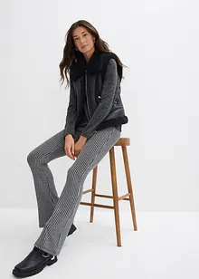 Rozšířené legíny se třpytivou přízí, bonprix