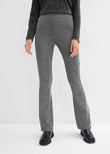 Rozšířené legíny se třpytivou přízí, bonprix