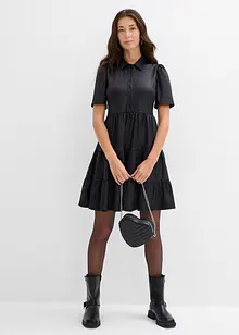 Minišaty z lesklého materiálu, bonprix