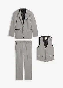 Oblek s vestou Regular Fit (3dílná sada), bonprix