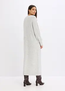 Oversize pletené šaty v délce midi, bonprix