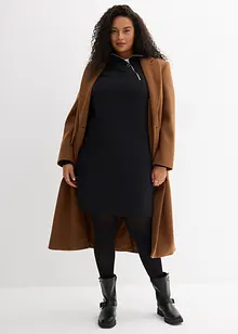 Šaty z teplákoviny z bavlněné směsi, bonprix