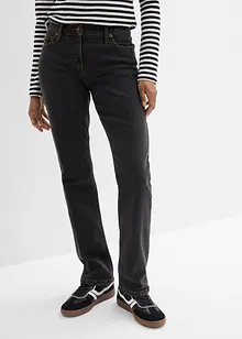 Straight džíny Mid Waist, strečové, bonprix