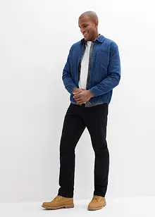 Keprové kalhoty z čisté bavlny Regular Fit, Straight, bonprix