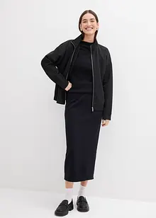 Midi sukně z materiálu scuba, bonprix