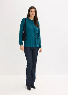 Triko s dlouhým rukávem, z měkké viskózové směsi, bonprix