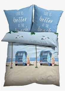 Povlečení s autem a palmami na pláži, bonprix