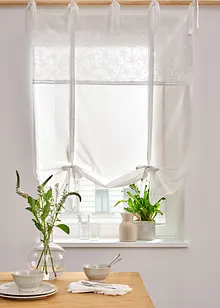 Zavazovací záclonka s výšivkou, bonprix