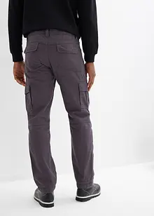 Cargo kalhoty z robustní čisté bavlny, Relaxed Fit, Straight, bonprix