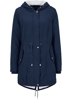 Parka s flísem z medvídkového plyše, bonprix