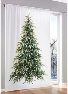 Závěs LED s potiskem vánočního stromku (1 ks), bpc living bonprix collection
