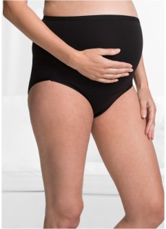 Těhotenské kalhotky nad bříško (2 ks v balení), s organickou bavlnou, bpc bonprix collection - Nice Size