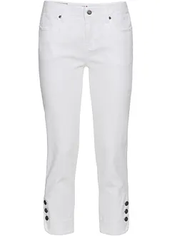 Slim Fit džíny Mid Waist, cropped, bonprix