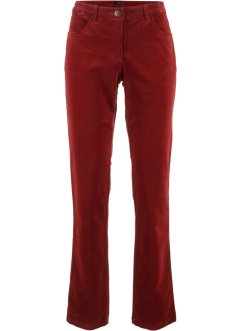Strečové manšestrové kalhoty Straight, bpc bonprix collection