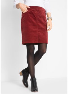 Strečová sukně z manšestru s pohodlným pasem, bpc bonprix collection