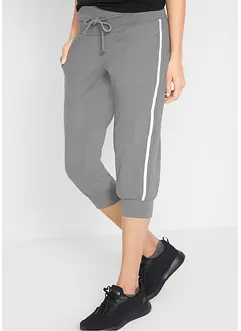 Joggingové kalhoty z bavlny, capri délka (2 ks v balení), bonprix