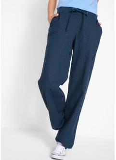 Lněné kalhoty s udržitelným lnem a pohodlnou pasovkou, bpc bonprix collection
