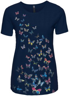 Tričko s potiskem motýlů, RAINBOW