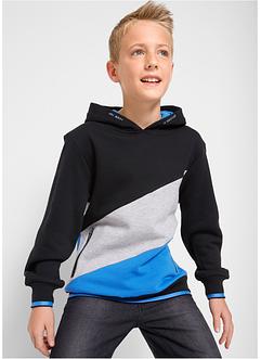 Mikina s kapucí v Colorblocking vzhledu, bpc bonprix collection