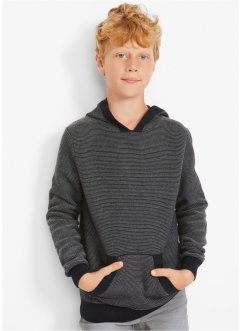 Pletený svetr pro chlapce, s kapucí, bpc bonprix collection