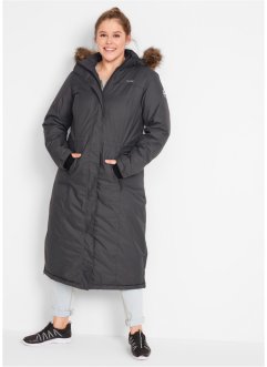 Teplý funkční outdoorový kabát s umělou kožešinou, bpc bonprix collection