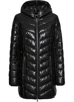 Prošívaný kabát v metalízovém vzhledu, bonprix