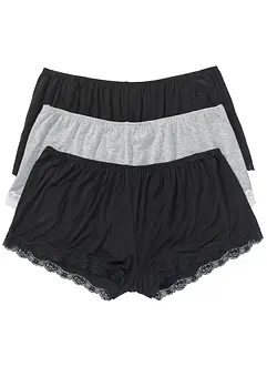 Volné boxerky z viskózy (3 ks v balení), bonprix